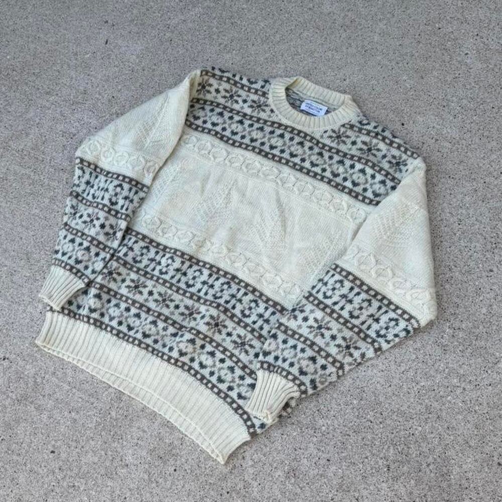 Vintage 80s united colors of benetton knit sweater large